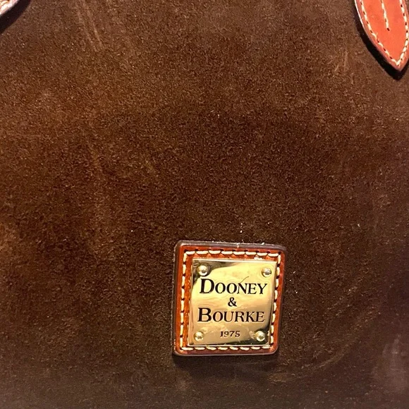 Dooney & Bourke Suede Tote Bag - REHAB PIECE - Picture 2 of 9